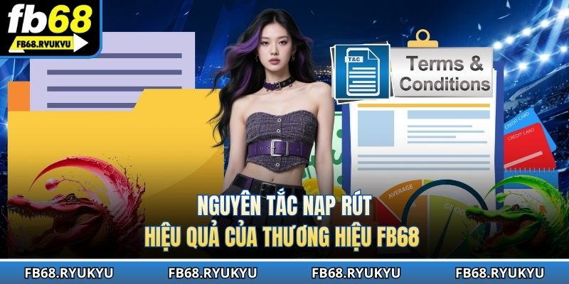 Nguyên tắc nạp rút rõ ràng, chi tiết của FB68
